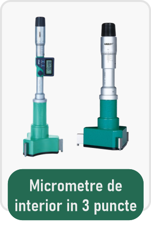 Micrometre de interior in 3 puncte